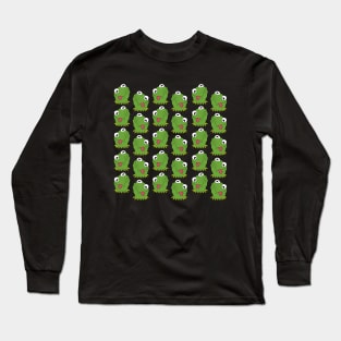 Kermit The Frog pattern Long Sleeve T-Shirt